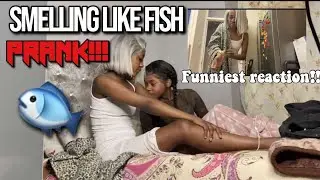 SMELLING LIKE FISH PRANK ON MY LITTLE SISTER | SAN FABULOUS