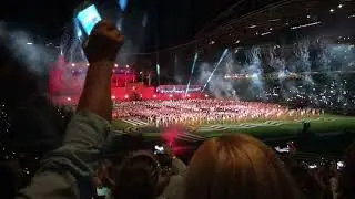 2019 - 18 October. Edinburgh Military Tattoo Sydney, Australia. Massed Pipes and Drums. 5 of 5