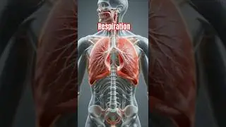 3d anatomical Visualization Human respiratory system  #shorts #biology#science