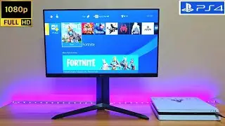 PS4 Slim on LG Ultragear 24