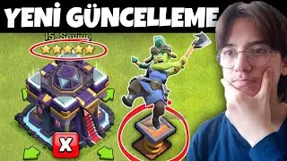 BEKLENMEDİK GÜNCELLEME ! BELEDİYE BİNASI VE YAYLI TUZAKLAR DEĞİŞİYOR MU !? - Clash of Clans