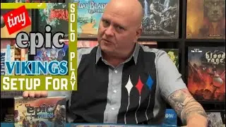 Tiny epic Vikings - Solo Play - Setup