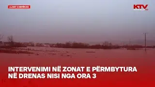 Intervenimi n&euml; zonat e p&euml;rmbytura n&euml; Drenas nisi nga ora 3