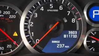 2015 NISSAN GT-R - Vehicle Information Display