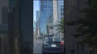 Toronto Downtown Drive ☀️ | University Ave &rarr; Richmond St W | City Core #shorts