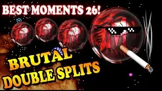 Agar.io - Best Moments 26! INSANE DOUBLE SPLITS & POP SPLITS! MARL