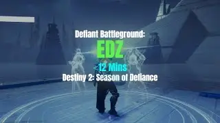 Defiant Battleground: EDZ - Sub 12 Minute Run (Rapid Redeemer Triumph) - Destiny 2