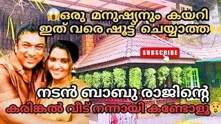 നടൻ ബാബുരാജിന്റ കരിങ്കൽ വീടിനകം കണ്ടോളൂ#actorbaburajhouse#anichiiz#hometour#anima#newstoday#festival