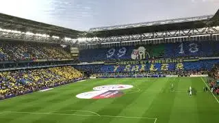 Fenerbahçe-Galatasaray maç öncesi koreografi ve seremoni