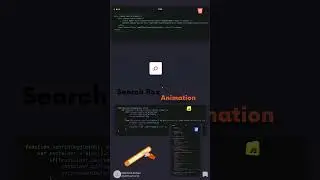 Search Bar Animation w CSS ✨