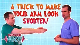 A Trick to Make Your Arm Look Shorter! | Operation Ouch | Science for Kids