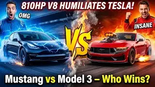 810HP Mustang vs Tesla: Soul vs Science DRAG RACE