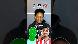 Tottenham vs Sunderland Combined XI ⚽️⚔️🚨