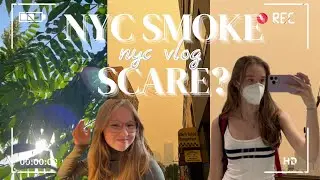 NYC FIRE SMOKE??  *and dinners, river trip, weekend vlog + Canadian wildfire smoke*