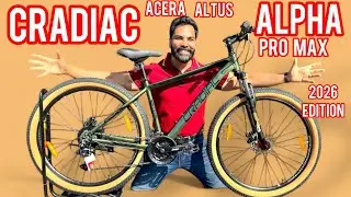 CRADIAC ALPHA PRO MAX🙃 EDITION 2026 WITH JAK 7 BRAKES, ZOOM MASERA, SEALED HUBS FULL ALLOY BEST MTB