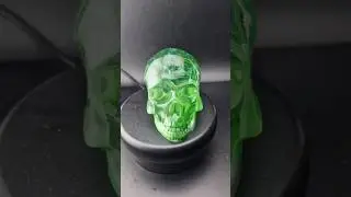 resin skull with marbles and alcohol ink #resin #resinart #resinskull #skullartwork