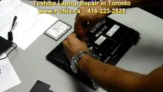 Toshiba Tecra R700 Laptop Repair by PCNix Toronto HDD replacement