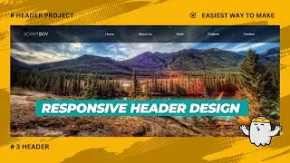 Responsive Header Design | Simple Header | Mobile Friendly 💻 | #header