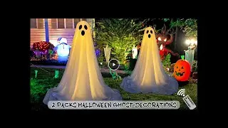 DAZONGE 2 Packs Halloween Decorations Outdoor