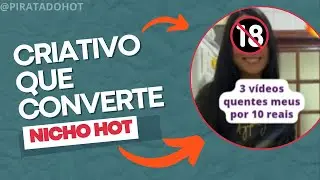 COMO FAZER UM CRIATIVO QUE CONVERTE NO NICHO HOT