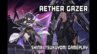 AETHER GAZER SHINRI TSUKUYOMI GAMEPLAY SHOWCASE. JUST COMEBACK PLAYING WITH THIS SAMURAI LADY.