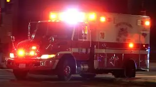 DCFD Ambulance 76, Washington DC Metropolitan Police Unmarked Charger & Unmarked Durango Responding