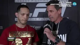 LFA 8 headliner Jesse Bazzi speaks with AXS TV's Ron Kruck