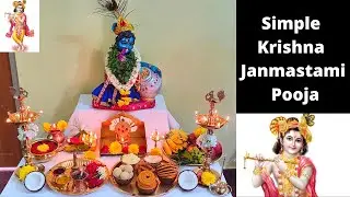 Simple Krishna Janmashtami Pooja 2023 | Krishna Jayanthi Decoration Ideas | Krishna Janmashtami