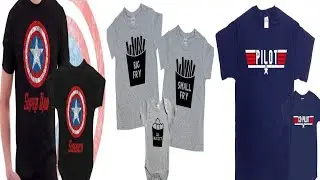 Latest Father And Son Matching Tshirts 2020 | Dad & Boy Dress Designs | Same Tshirt For Daddy & Kid