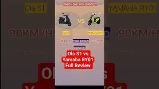 Ola S1 vs Yamaha RY01 ⚡ Electric Scooter Comparison | #shorts #evscooter
