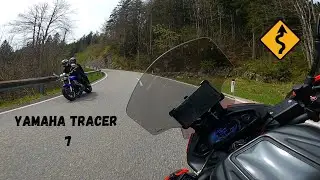 💥YAMAHA TRACER 7💥--- Beautiful road for practicing turns and trail braking