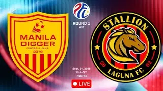 Manila Digger FC vs Stallion Laguna FC (Round 1) Philippines Football League 2025-2026
