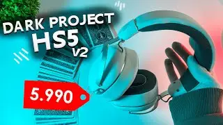 🎧THE MOST BEAUTIFUL WIRELESS GAMING HEADPHONES with DNS for 5,990₽! 🎧DARK PROJECT HS5v2 REVIEW