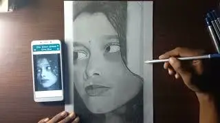 Realistic Portrait Drawing | HB, 4B & 10B Pencil Shading | Graphite Art ✏️