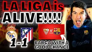REAL MADRID & ATLETICO DROP POINTS! LA LIGA TITLE RACE WIDE OPEN! 🔥