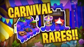 NEW RARES AT THE SUMMER CARNIVAL!! (Animal Jam Rare Item Monday)