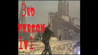 Hilarious 3rd person 1v1 on MW2