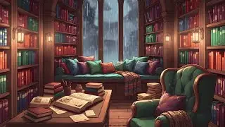 Rainy Day in the Scribe&rsquo;s Archive 🌧️ Cozy Fantasy Lofi for Focus & Study