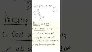 Cost Plus Pricing | Product and Price | AS Level Business