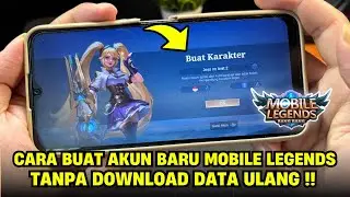 Cara Buat Akun Baru Mobile Legends | Tanpa Download Data Ulang