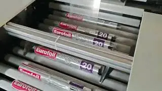 Shrink film packing for aluminum foil roll 