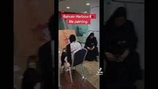 Di.Gaz Bahrain Harbor finance center.  i am come to life painting . Мечты сбываются 😍