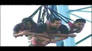Ultimate Bungee Jumping Experience @Six Flags Magic Mountain HAHAHA!
