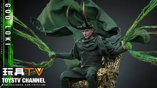 「爆玩具」HOT TOYS 1/6 Loki - God Loki (sculpted hair) DX40 Avengers TOYSTV Review