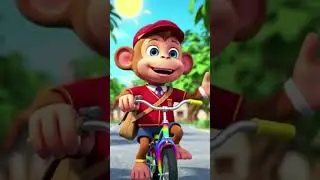 Monkey School Journey 🚲 | AI Viral Video | Trending Imagination Story 2025 #motivation AI Viral