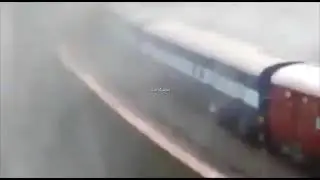 Breathtaking video of the train passing through waterfall during rain in Goa