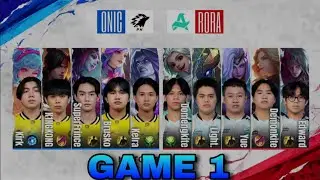 TOMBAK MOSKOV KELRA CURI LORD LAGI!? ONIC PH vs AURORA GAMING GAME 1 MPL PH S16