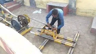 Camel powered electricity generator and chaff cutting machine testing