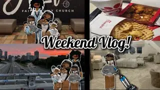 Weekend Vlog! | Going To Church, Cleaning & More!