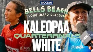 Kelis Kaleopaa vs. Tully White | Bioglan Bells Beach Longboard Classic - Quarterfinals